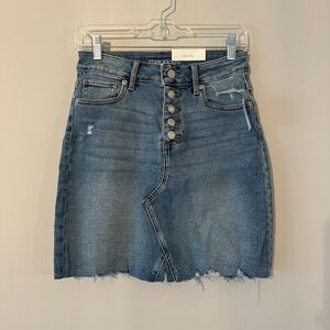 Maurices Blue Denim Skirt